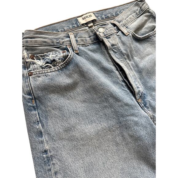 AGOLDE 90's Mid Rise Loose Fit Jean Snapshot Size 28 - Picture 9 of 10